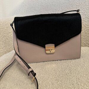 Kate Spade SAYRA Hyde Place Leather/Calf Hair Crossbody Bag Messenger